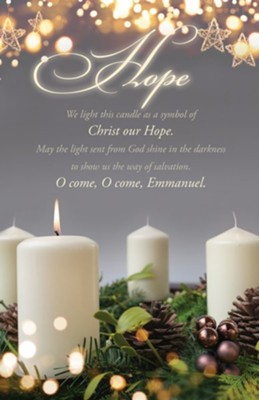 Hope Advent Week 1 Bulletin (pack of 100)