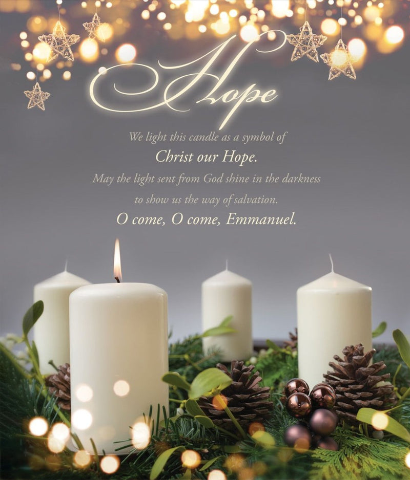 Hope Advent Week 1 Large Bulletin (pack of 100)