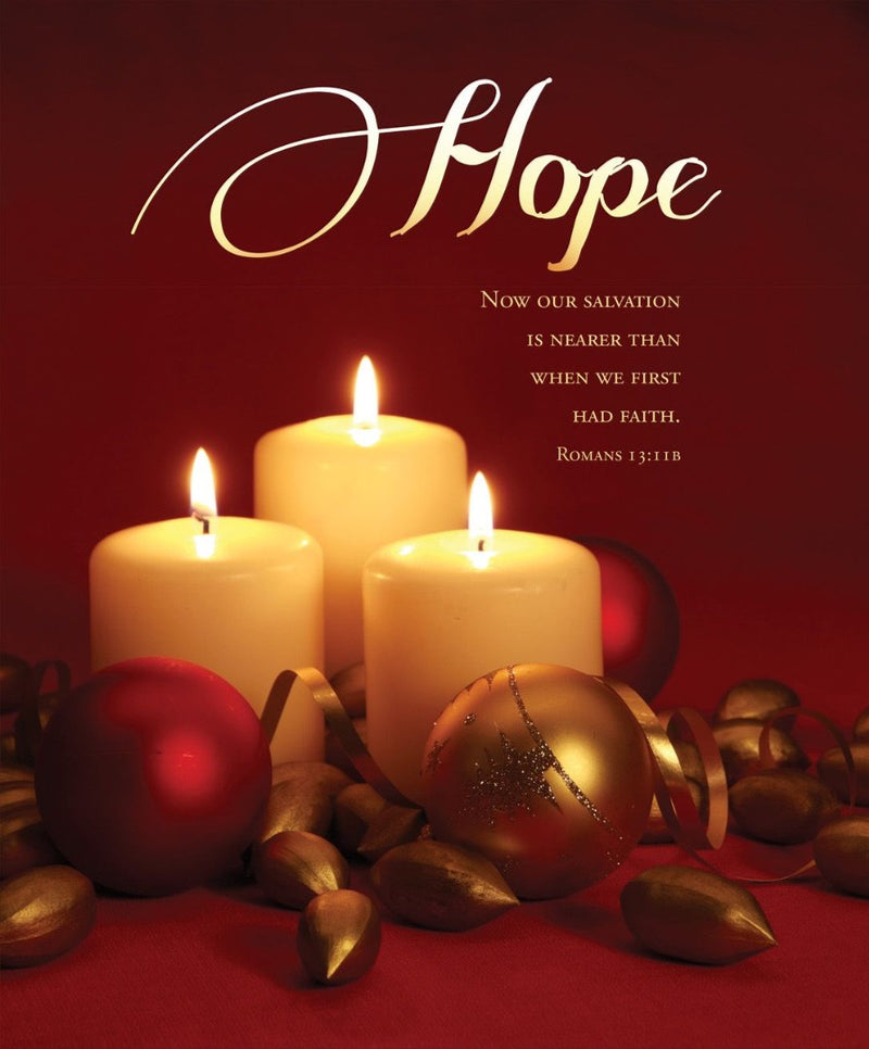 Hope Romans 13:11 Advent Week 1 Large Bulletin (pack of 100)