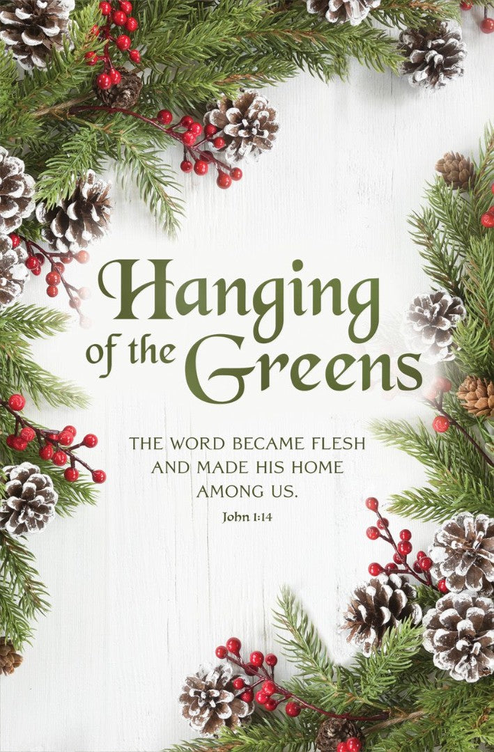 Hanging of the Greens Bulletin (pack of 100) - Re-vived