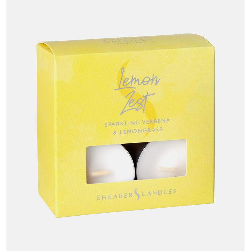 Lemon Zest Scented Tealights (Box of 8)