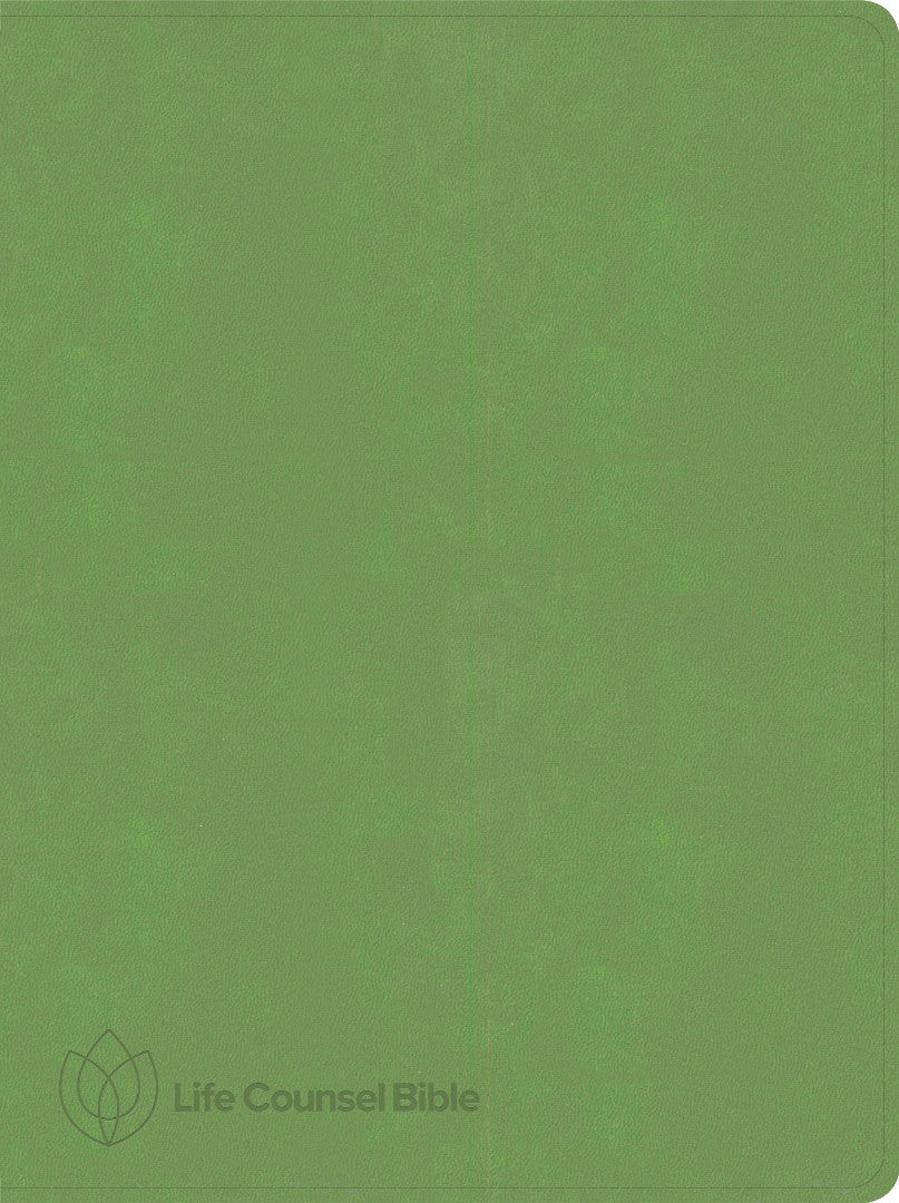 CSB Life Counsel Bible, Grass Green LeatherTouch