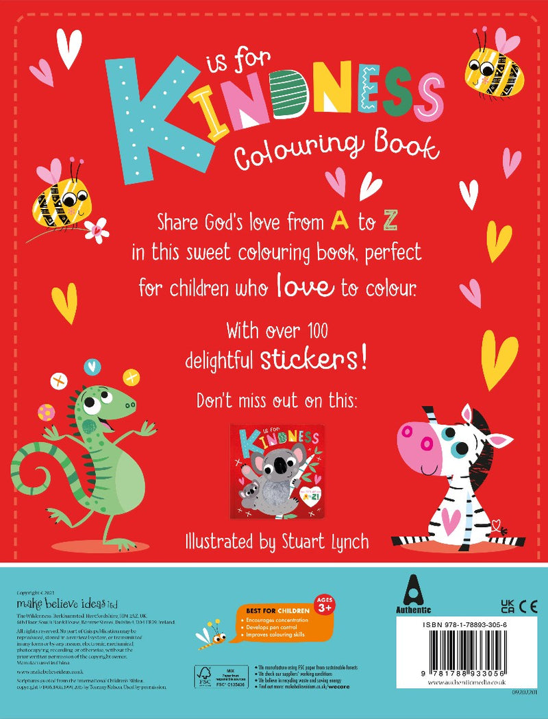 K is for Kindness Colouring Book