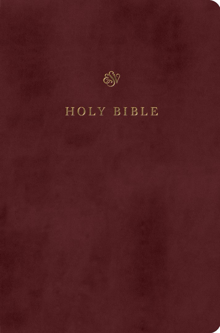 ESV Gift and Award Bible, Burgundy - Re-vived