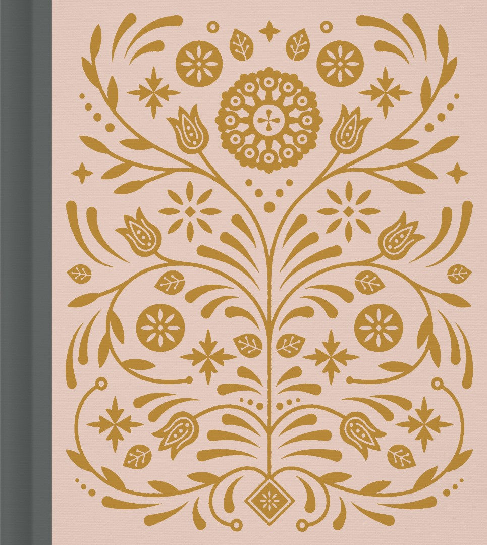 ESV Journaling Study Bible, Blush/Ochre, Floral Design - Re-vived