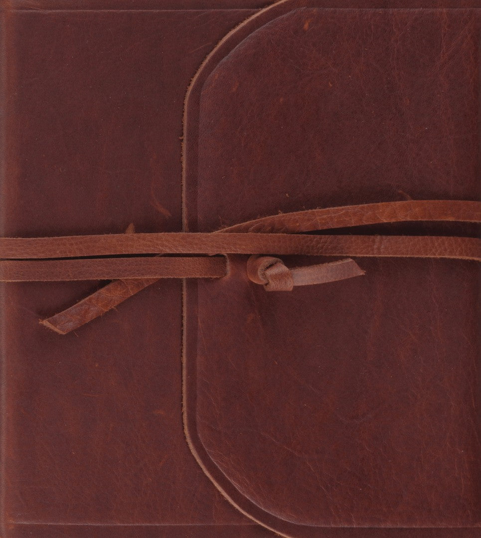 ESV Journaling Study Bible, Brown, Flap with Strap - Re-vived