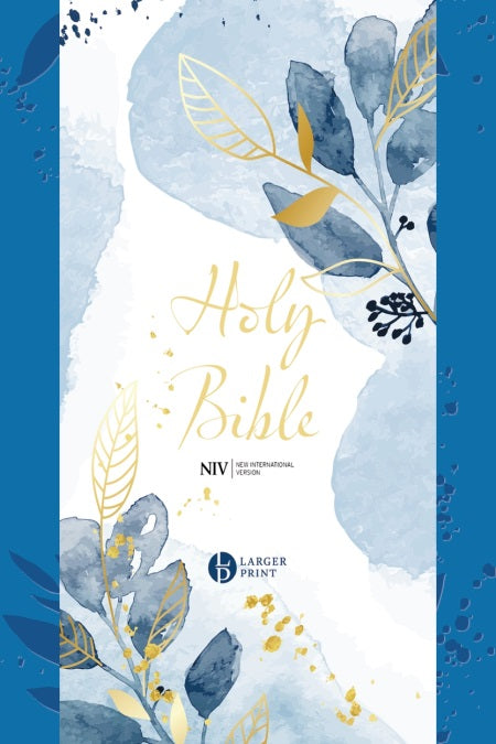 NIV Larger Print Denim Soft-tone Bible with Zip