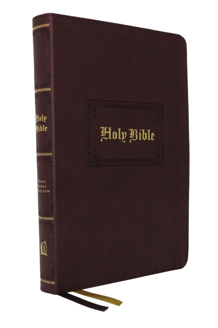 KJV Personal Size Large Print Reference Bible, Brown