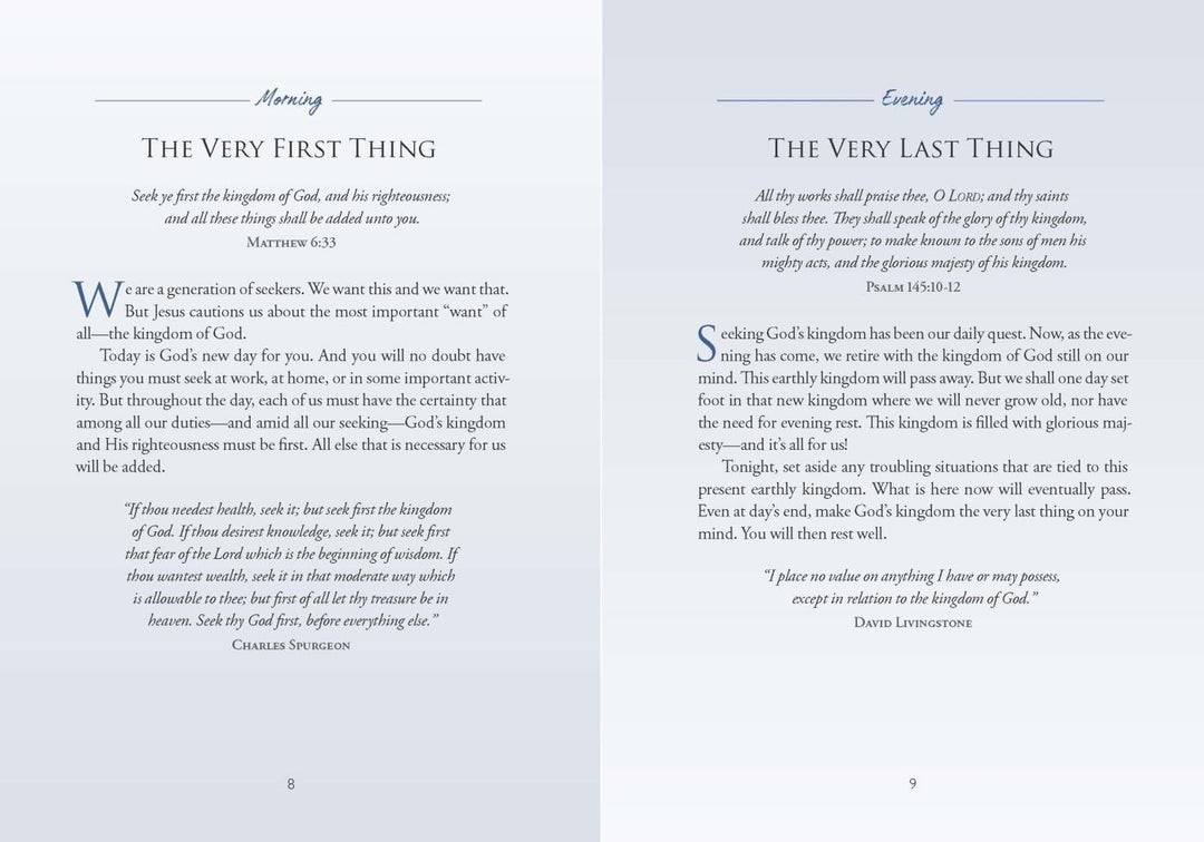 KJV Devotional in the Morning and in the Evening - Re-vived