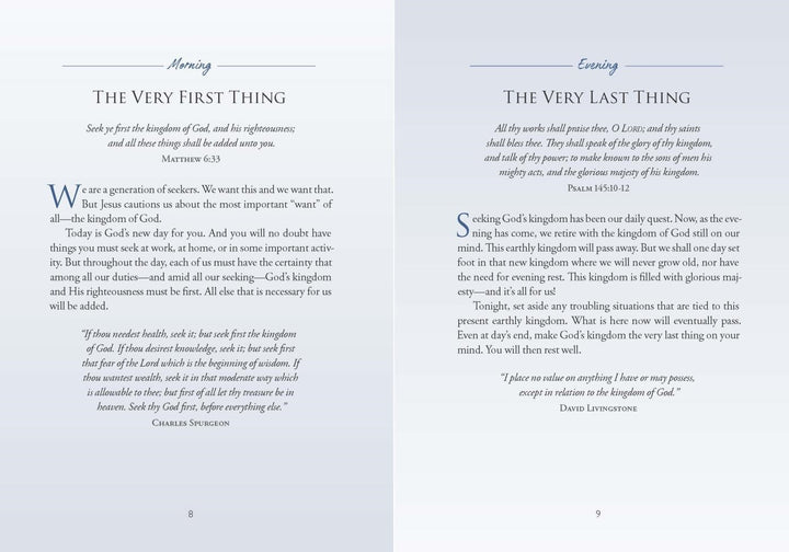 KJV Devotional in the Morning and in the Evening - Re-vived