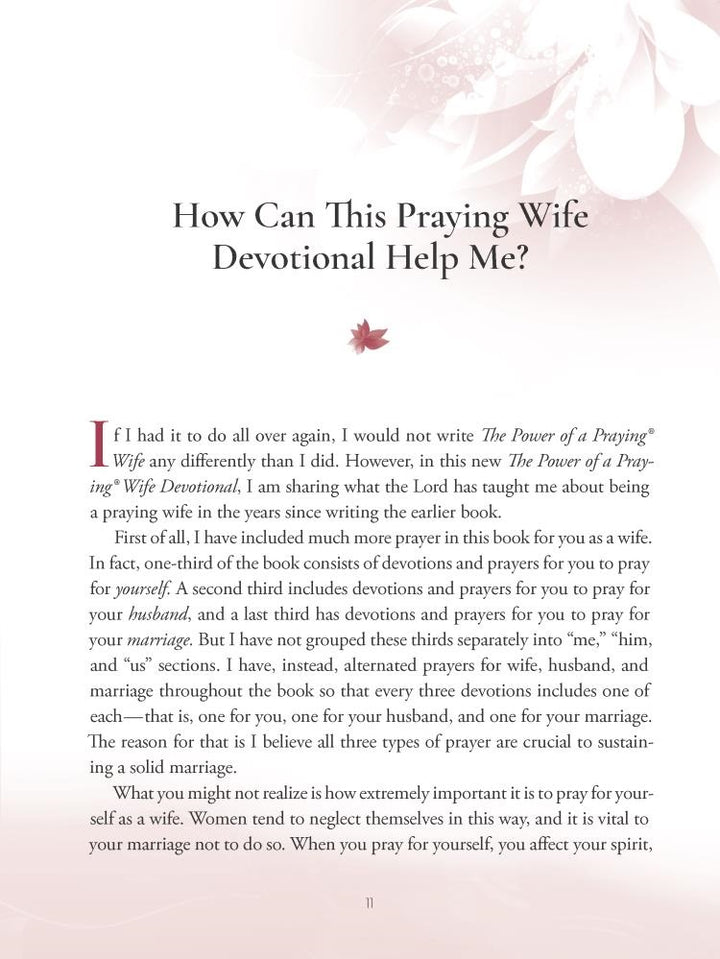 The Power of a Praying Wife Devotional