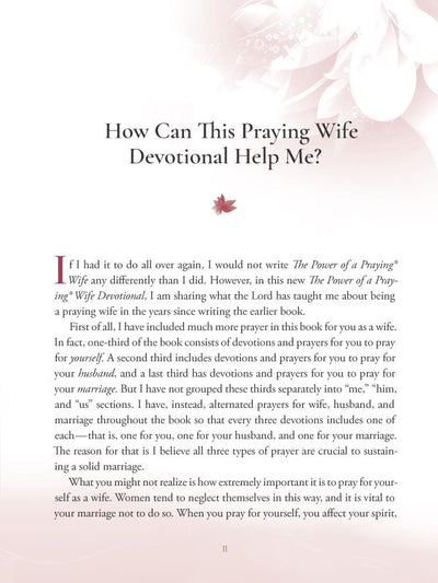 The Power of a Praying Wife Devotional