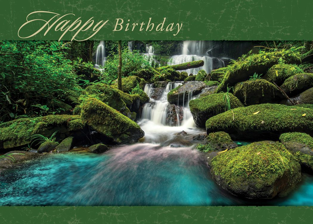 Faithful Falls Birthday Boxed Cards (box of 12) - Re-vived