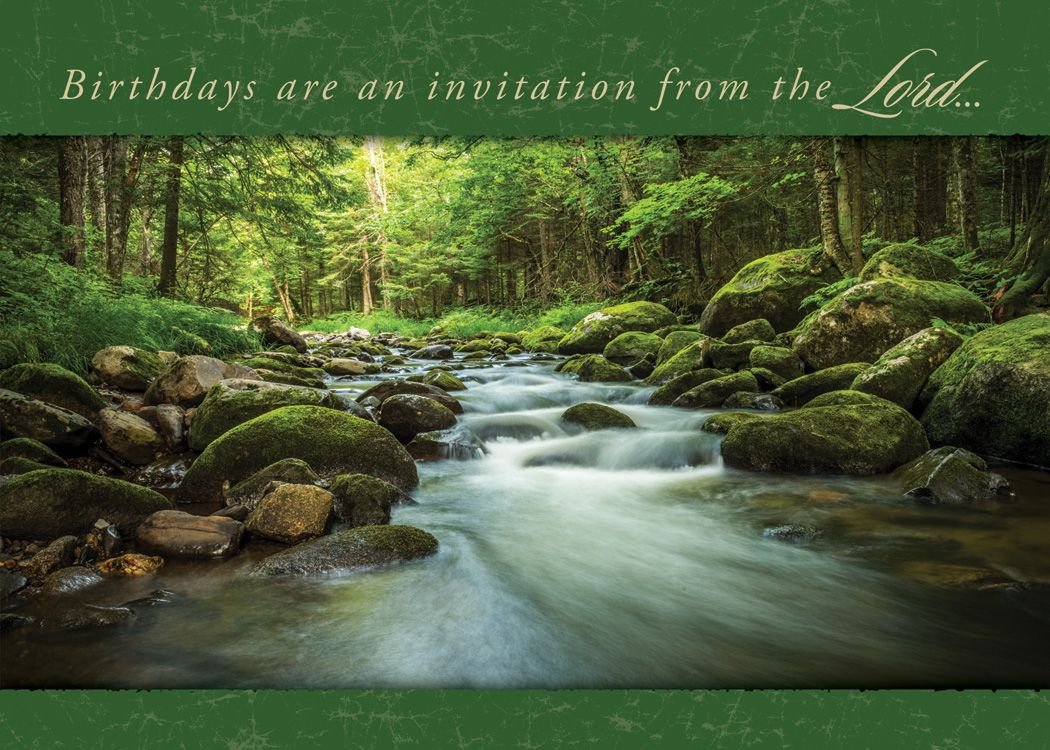 Faithful Falls Birthday Boxed Cards (box of 12) - Re-vived