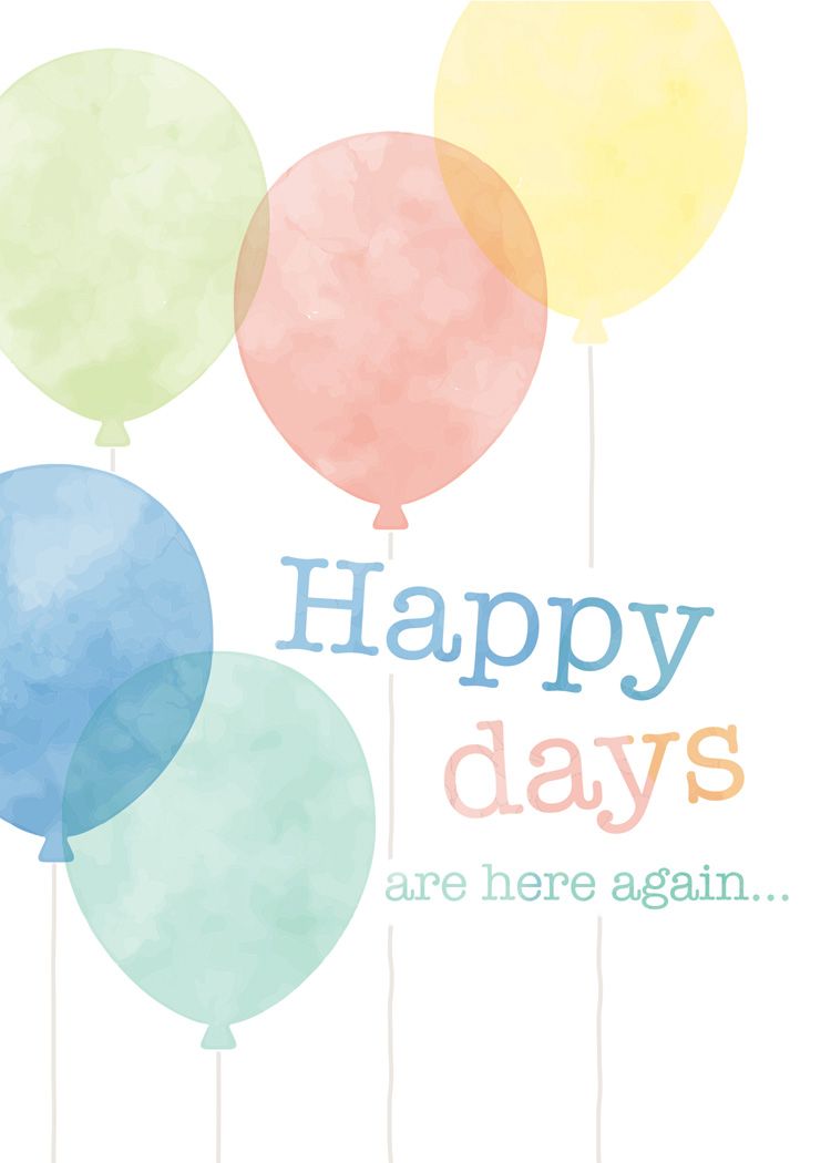 Happy Days Birthday Boxed Cards (box of 12)