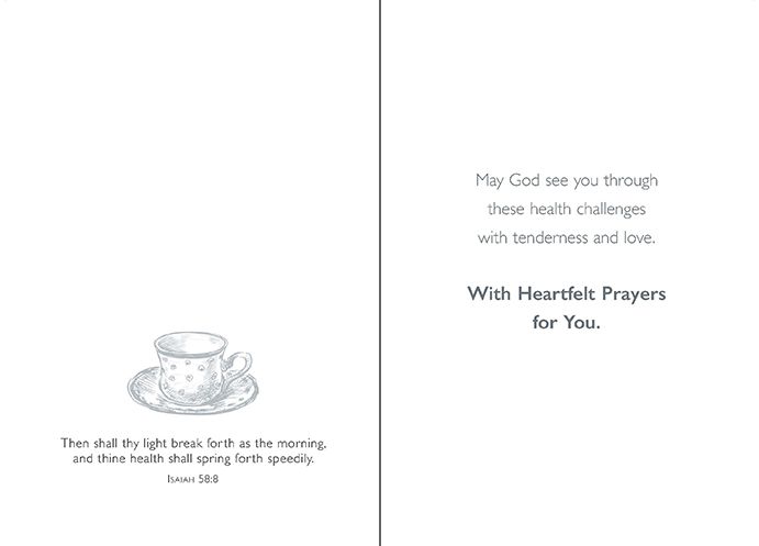 Steeped in Blessings Get Well Boxed Card (box of 12)