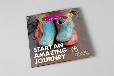 Christenings Cross Shaped Publicity Leaflet (pack of 50) - Re-vived