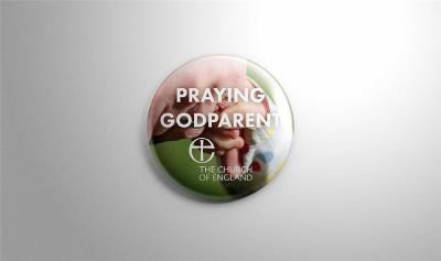 Christenings Godparent Pin Badges
