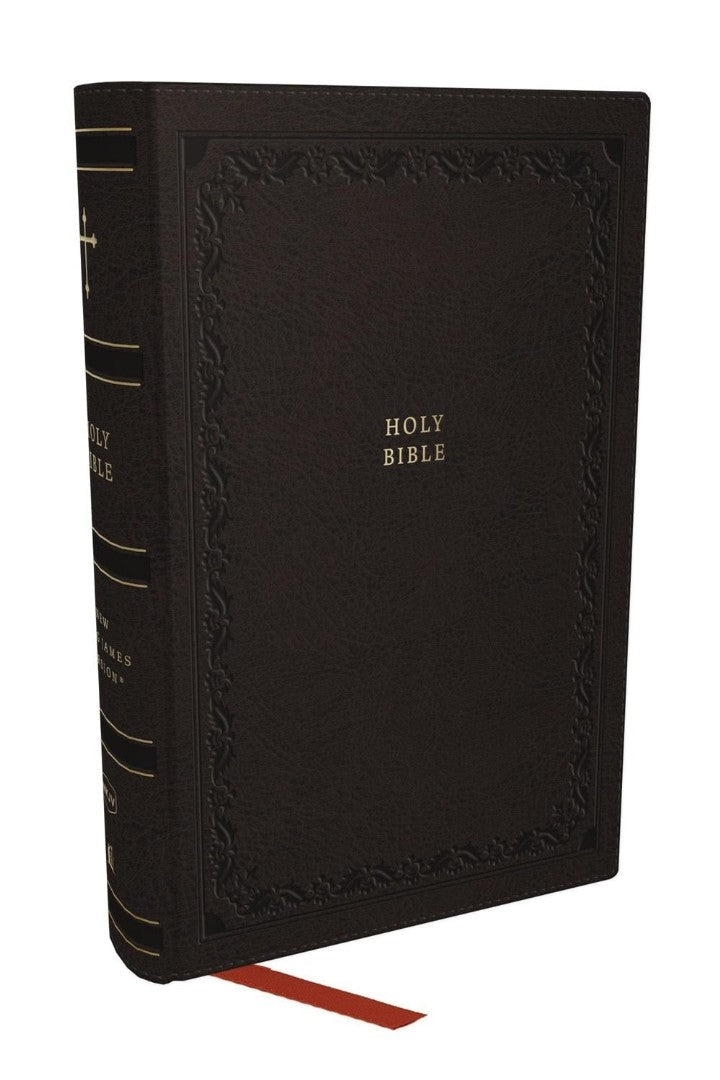 NKJV Compact Paragraph-Style Reference Bible, Black - Re-vived