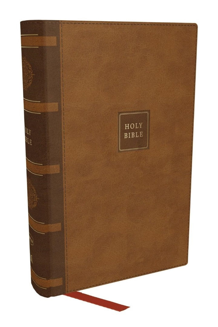 NKJV Compact Paragraph-Style Reference Bible, Brown - Re-vived