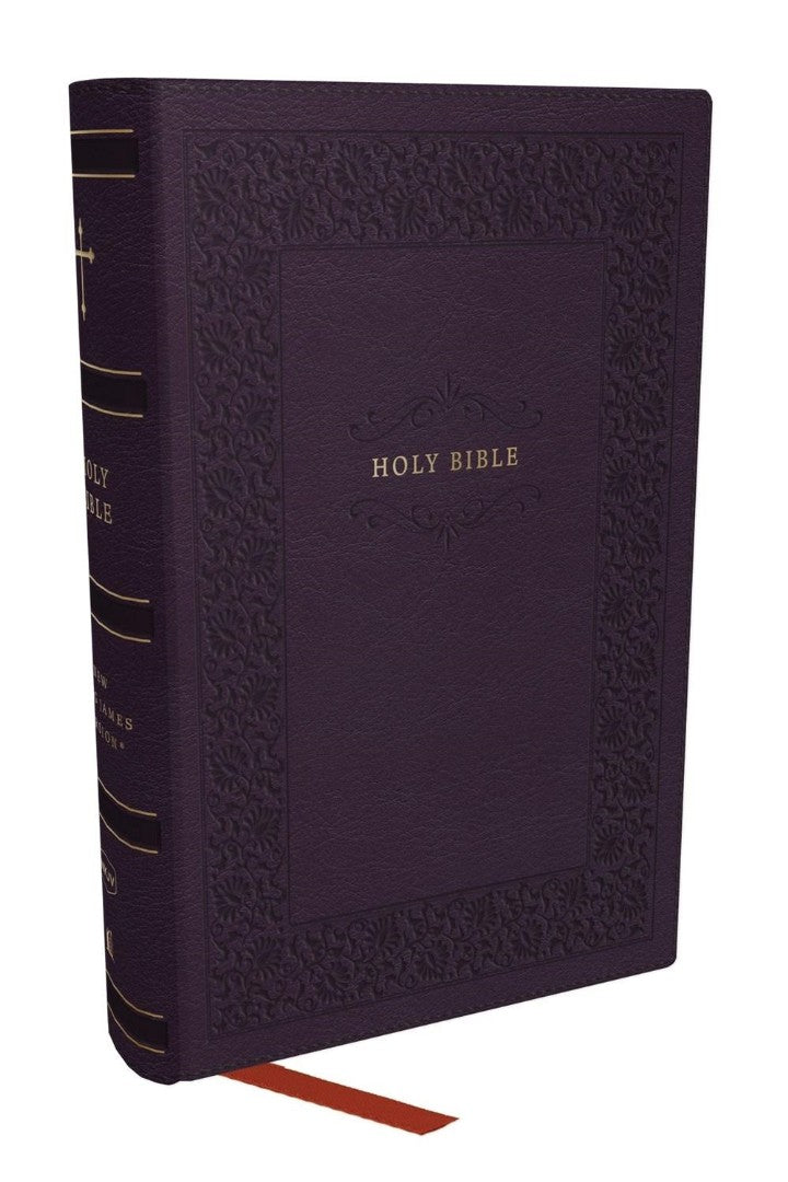 NKJV Compact Paragraph-Style Reference Bible, Purple - Re-vived