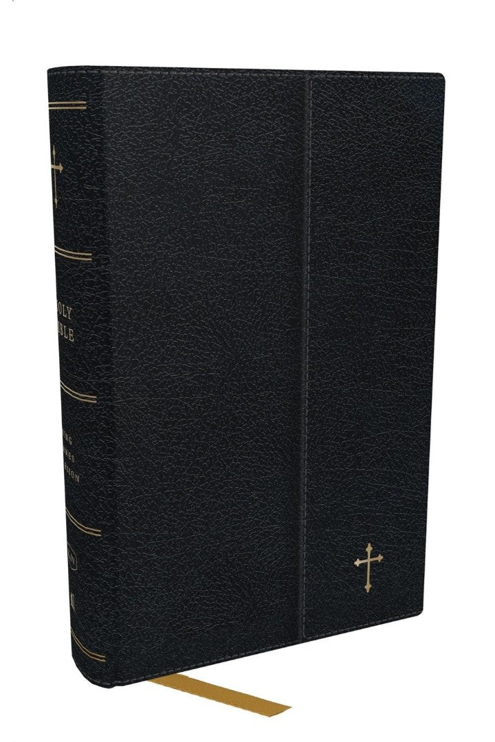 KJV Compact Reference Bible, Black with Flap - Re-vived