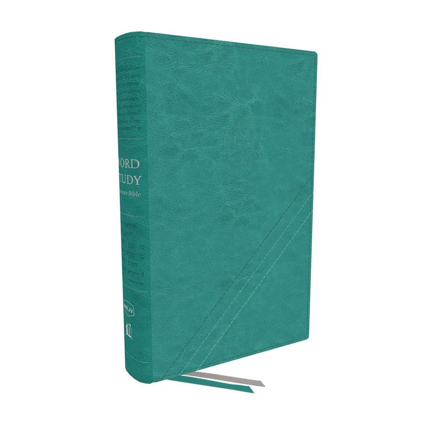 NKJV Word Study Reference Bible, Turquoise - Re-vived