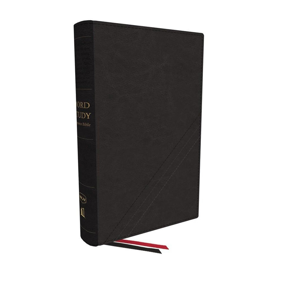 NKJV Word Study Reference Bible, Black, Indexed - Re-vived