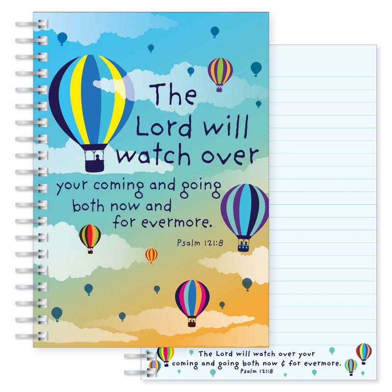 The Lord Will Watch Over You A5 Notebook
