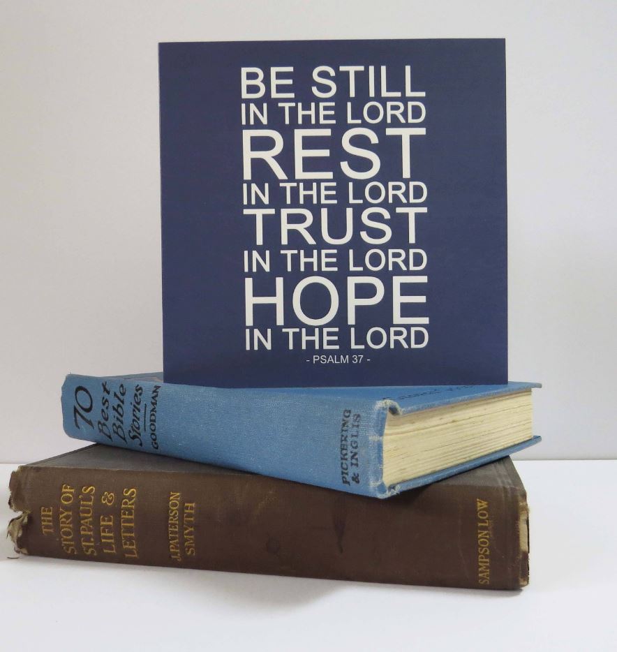 Be Still Notecard - Re-vived