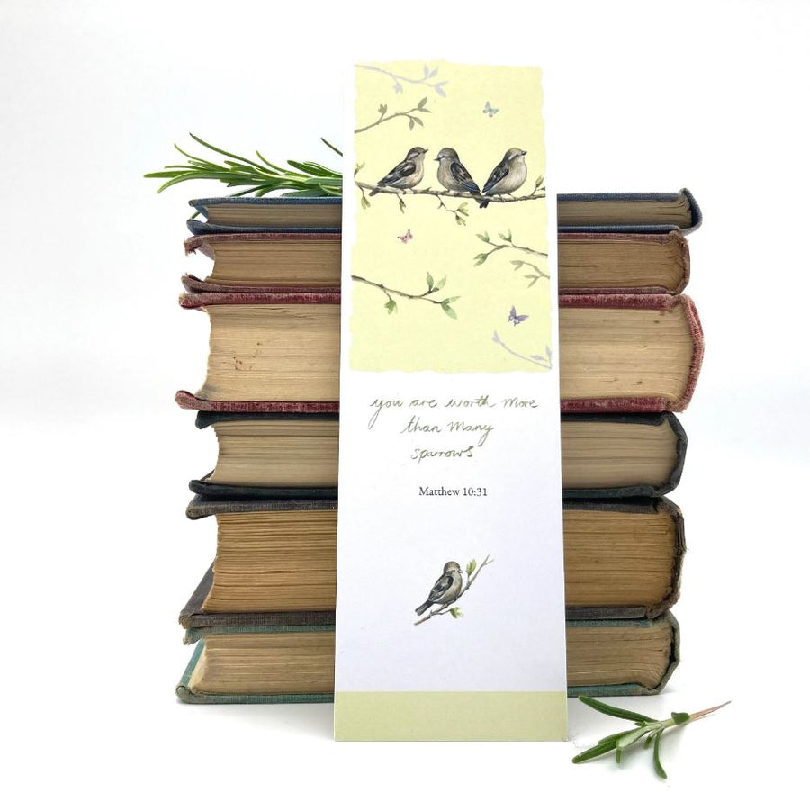 Sparrows Bookmark - Re-vived