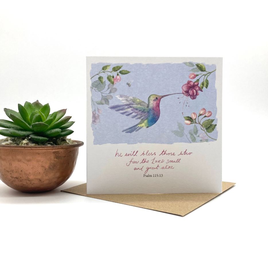 Hummingbird Notecard