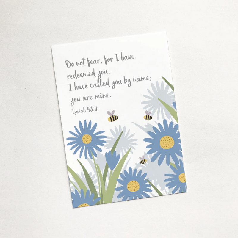 Do Not Fear (Bees) - Christian Mini Card