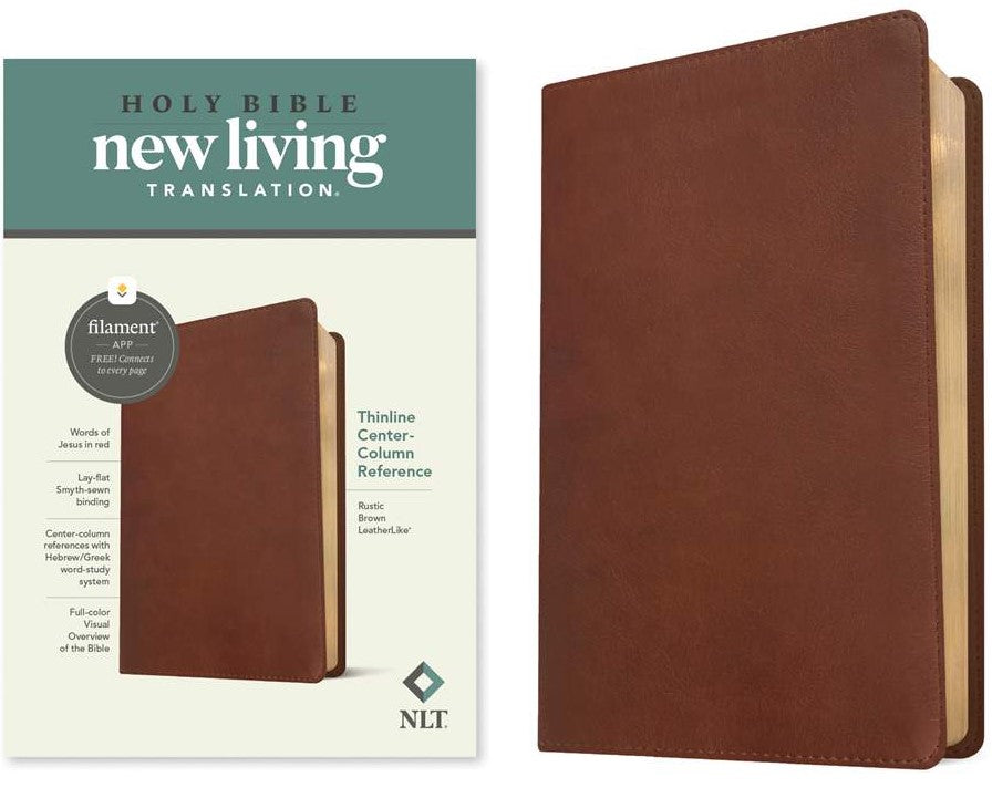 NLT Thinline Center-Column Reference Bible, Filament Edition - Re-vived