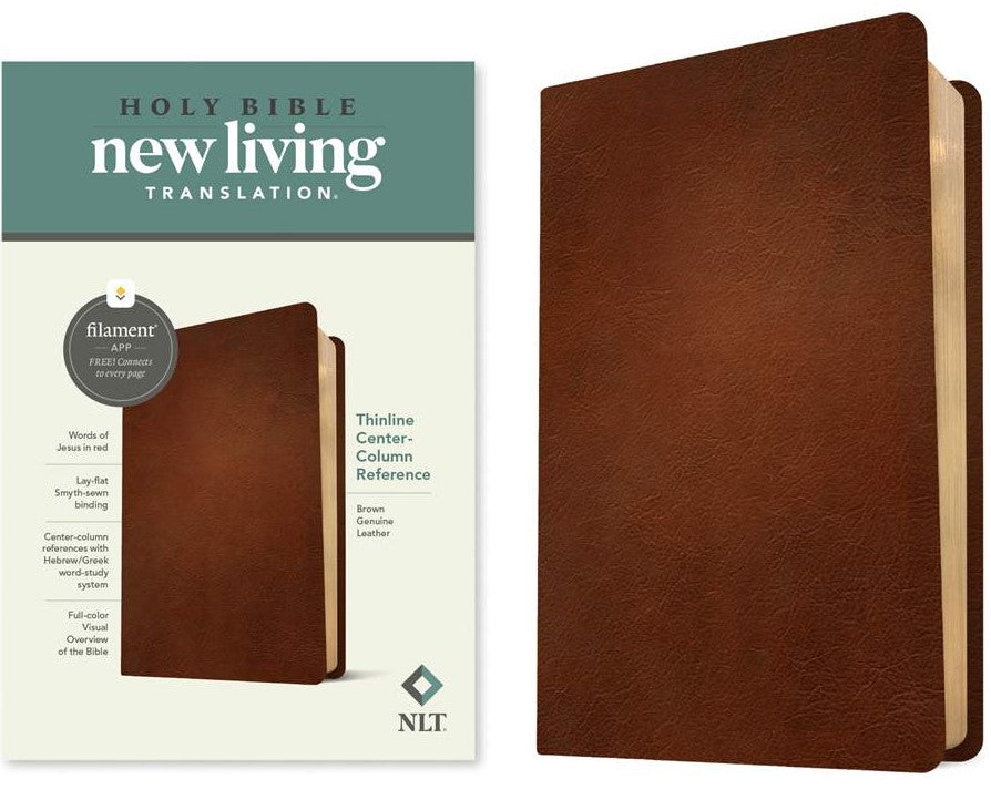 NLT Thinline Center-Column Reference Bible, Filament Edition - Re-vived