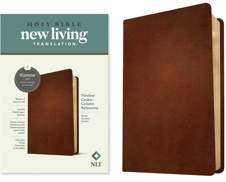 NLT Thinline Center-Column Reference Bible, Filament Edition - Re-vived