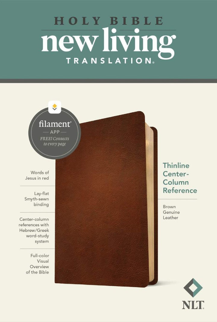 NLT Thinline Center-Column Reference Bible, Filament Edition - Re-vived