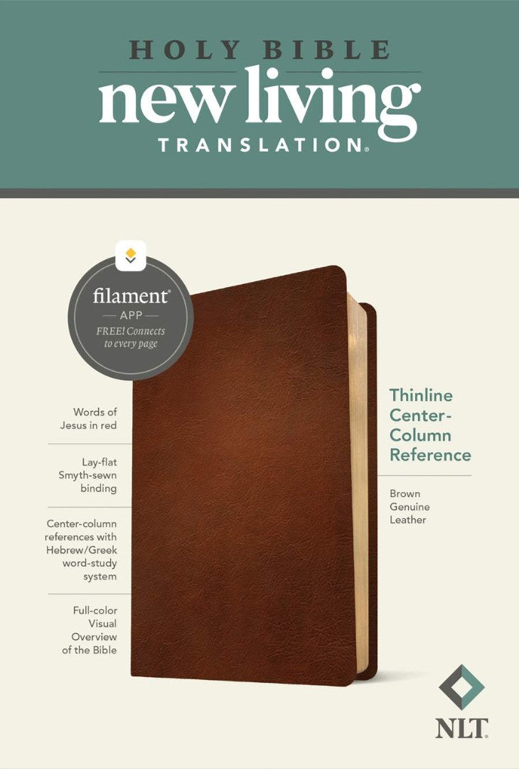 NLT Thinline Center-Column Reference Bible, Filament Edition - Re-vived