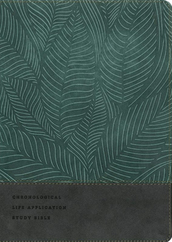 NLT Chronological Life Application Study Bible, Slate Blue