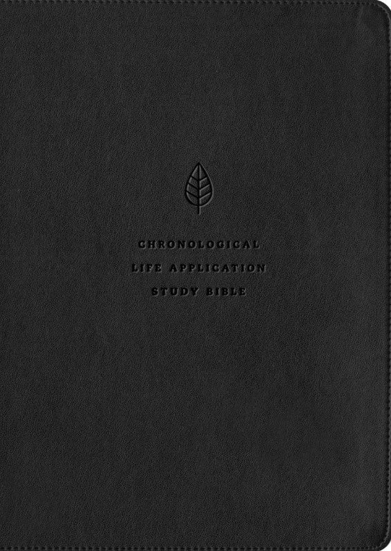 NLT Chronological Life Application Study Bible, Ebony
