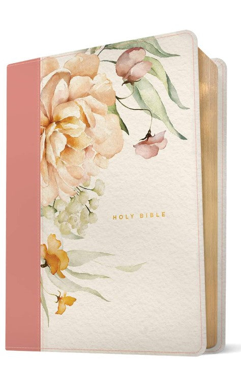 NLT Wide Margin Bible, Filament Edition, Dusty Pink - Re-vived