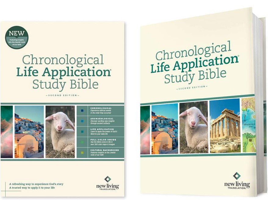 NLT Chronological Life Application Study Bible - Re-vived