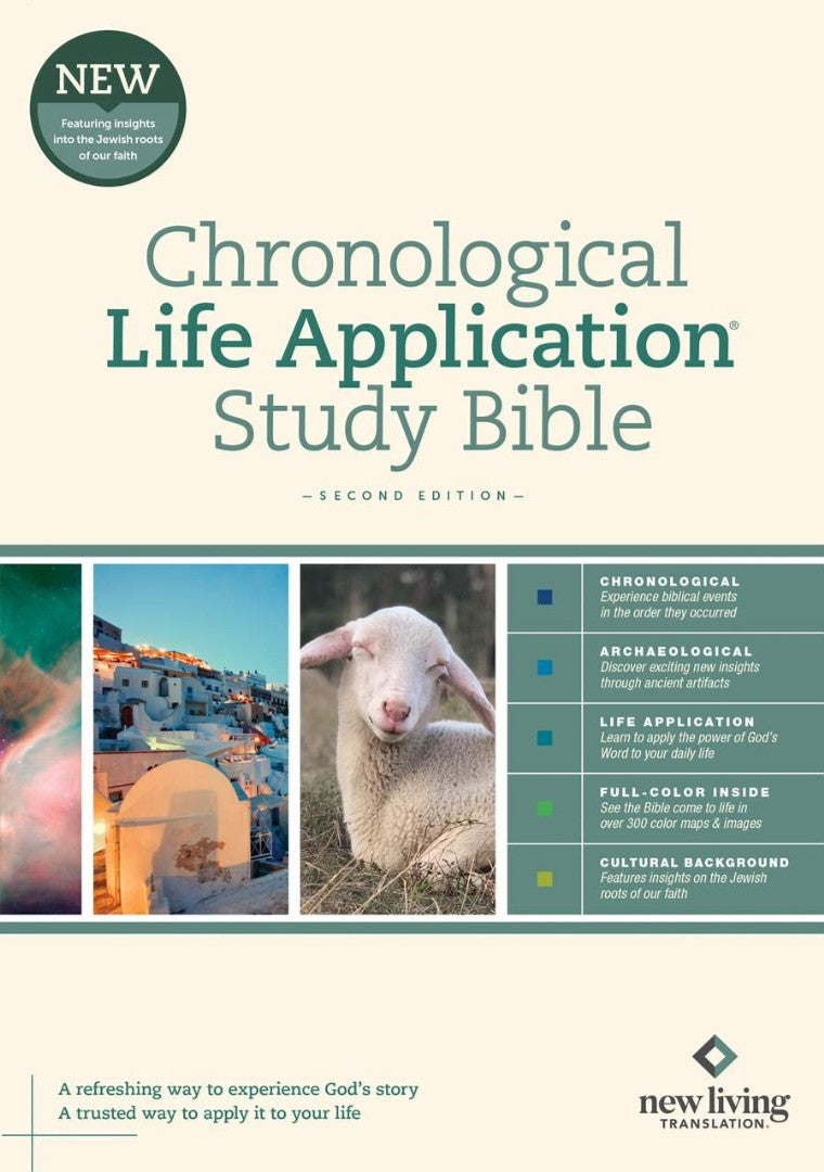 NLT Chronological Life Application Study Bible - Re-vived
