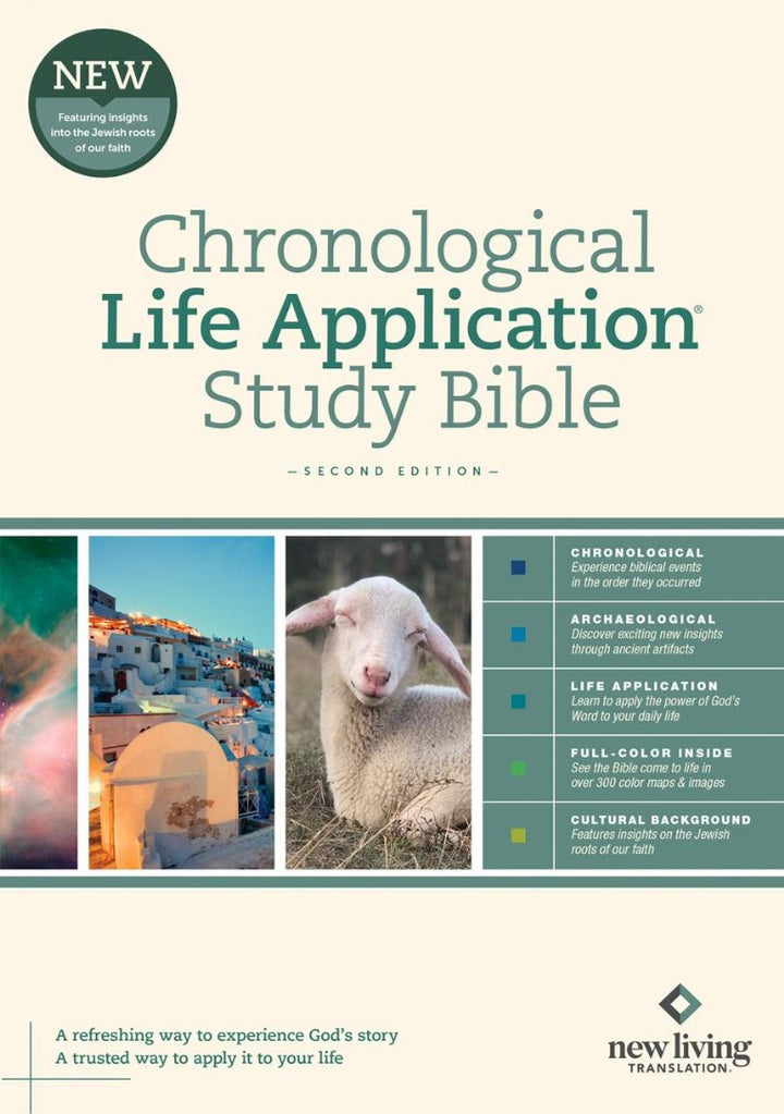 NLT Chronological Life Application Study Bible - Re-vived