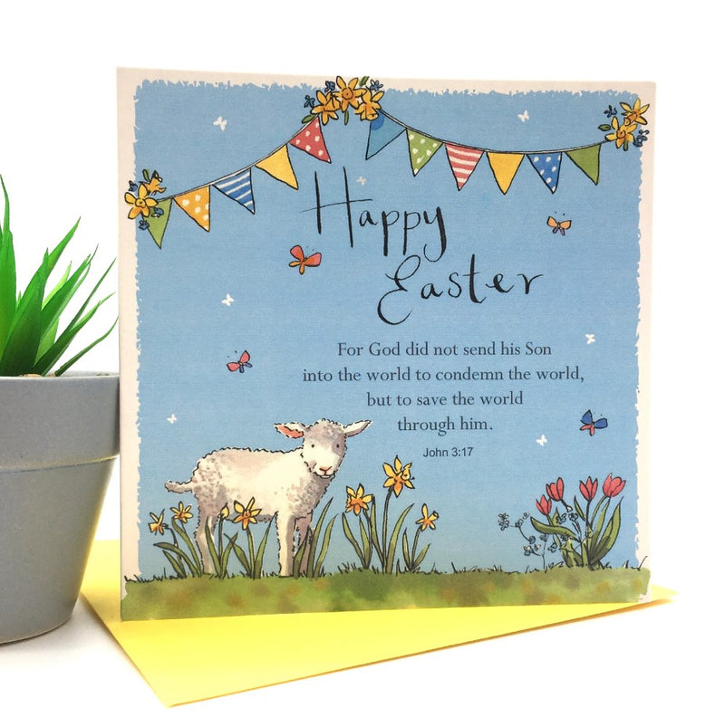 Spring Lamb Easter Cards (Pack of 5)