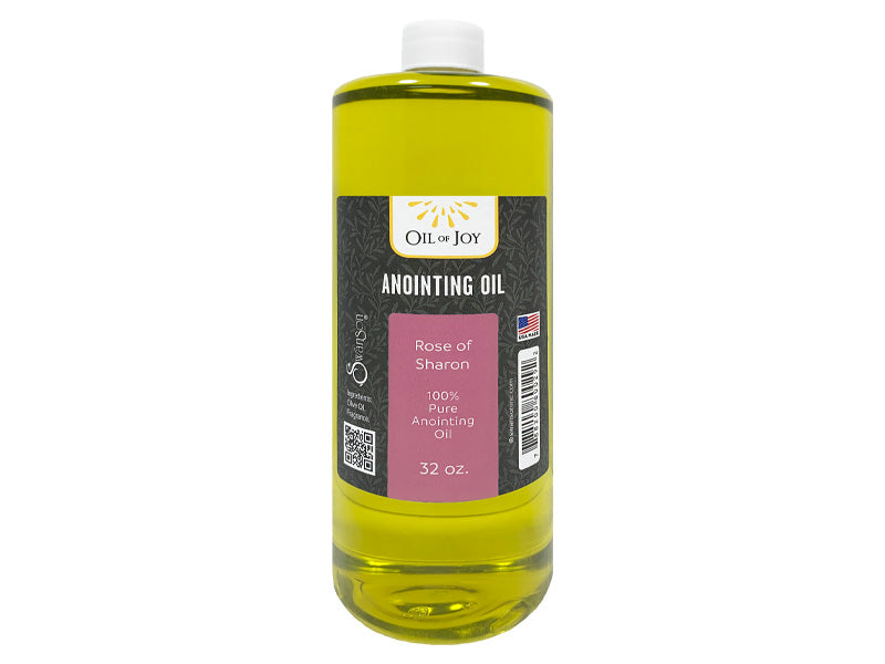 Anointing Oil Rose of Sharon 32 Oz Bottle - Re-vived