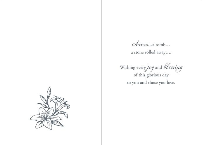 Resurrection Blessings Greetings Cards (Box of 12) - Re-vived