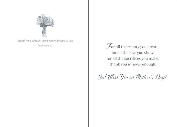 Bouquets for Mom Greetings Cards (Box of 12) - Re-vived