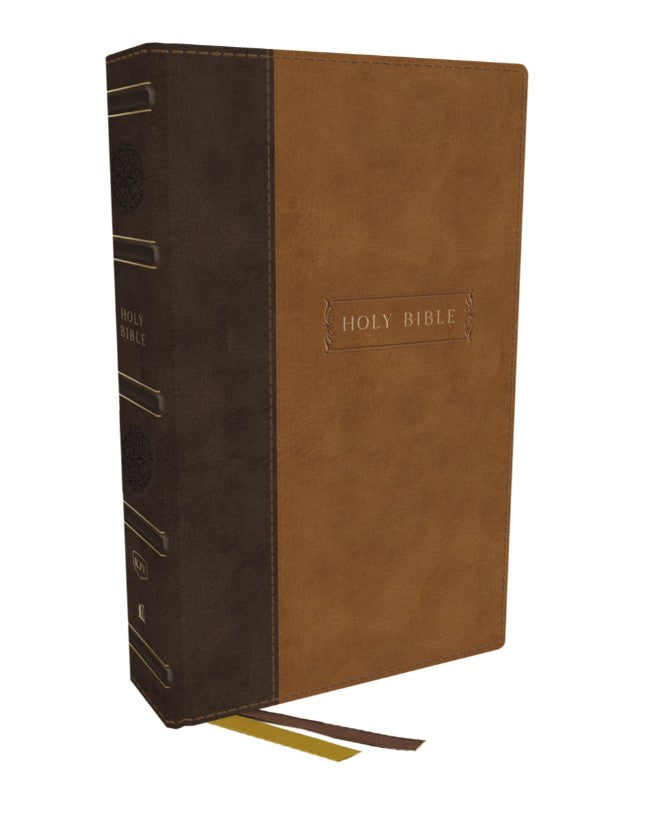 KJV Center-Column Reference Bible, Brown - Re-vived
