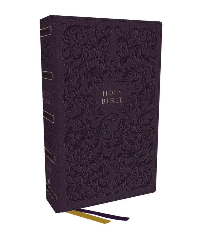 KJV Center-Column Reference Bible, Purple - Re-vived